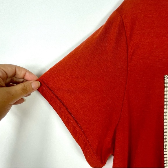 Wanderer by Southern Grace Size XL Follow Me to the Pumpkin Patch Orange Shirt - Picture 7 of 10